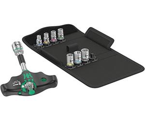 Wera K'Formkompakt 400 RA Set 2, 9PC Ratchet T-Handle 1/4" SQ - 05023470001