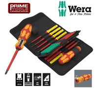 Wera KK VDE 17 RA 1, 17 Piece Colour Coded Ratchet VDE Screwdriver Set - 006618
