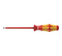 Wera Kraftform 160I VDE Insulated Parallel Slotted Screwdriver 3.5mm 100mm