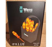 Wera Kraftform 2go 100 VDE 1000v Insulated Screwdriver Set In Quiver 11 Piece