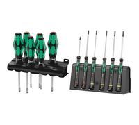 Wera Kraftform 300 Screwdriver Set 8 Piece & 2035/6 B Kraftform Micro Screwdriver Set, for Electronic Applications, PH/SL, 6 Piece, 05118152001