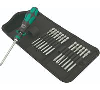Wera Ratchet Screwdriver Interchangeable Blade Set, Kraftform Kompakt 838 RA-R M Imperial, 16-Piece