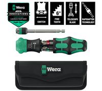 Wera Kraftform Kompakt 20 RA-R Ratchet Screwdriver Set With Pouch - 051514