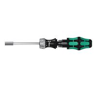 Wera Kraftform Kompakt 27 RA 1 SB Ratcheting Screwdriver & Bits, PH/PZ/SL, 7pc, 05073660001