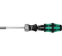Wera Kraftform Kompakt 27 RA 1 SB Ratcheting Screwdriver & Bits, PH/PZ/SL, 7pc, 05073660001
