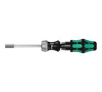 Wera Kraftform Kompakt 27 RA 1 SB Ratcheting Screwdriver & Bits, PH/PZ/SL, 7pc, 05073660001