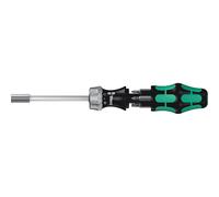 Wera Kraftform Kompakt 27 RA 1 SB Ratcheting Screwdriver & Bits, PH/PZ/SL, 7pc, 05073660001