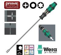 Wera 136075 7pc Kraftform Kompakt 27 XL SHK 1 Bit Holding Screwdriver 300mm