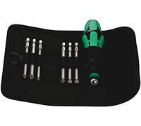 Wera Kraftform Kompakt 40 Bitholding Screwdriver with bits in pouch, PH/PZ/SL, 7pc, 05059298001