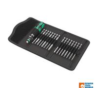 Wera Kraftform Kompakt Screwdriver and Bit Set Pack of 17