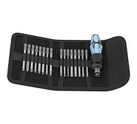Wera Kraftform Kompakt 60 Stainless Bit-Holding screwdriver & Bit set, PH/PZ/TXBO/SL/HEX, 17pc, 05071116001