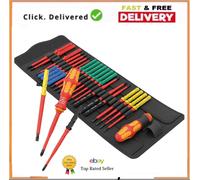 Wera VDE Screwdriver Set Big Pack 1, Kraftform Kompakt 26-piece PH PZ TX SL HEX
