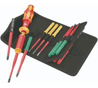 Wera 05006605001 Kraftform Kompakt VDE 15 Torque 1.2-3.0 Nm extra slim 1 Tool finder, 15 pieces