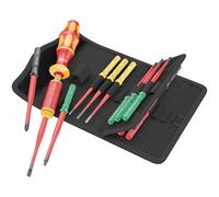 Wera 05006605001 Kraftform Kompakt VDE 15 Torque 1.2-3.0 Nm extra slim 1 Tool finder, 15 pieces