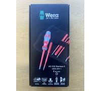 Wera VDE Screwdriver Set 8pc Kraftform Kompakt Stainless Steel Extra Slim Torx