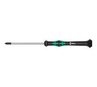 Wera 05118032001 2055 PZ Screwdriver for Pozidriv screws for electronic applications, PZ 1 x 80 mm