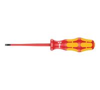 Wera Kraftform Plus 160IS VDE Insulated Slimline Slotted Screwdriver 4mm 100mm