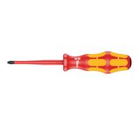 Wera 05006460001 165 iS PZ VDE Insulated screwdriver with reduced blade diameter for Pozidriv screws, PZ 1 x 80 mm