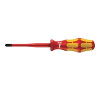 Wera 05020134001 2 x 100 mm "165 iSS PZ/S VDE" Insulated Screwdriver for Slotted/Phillips-screws - Silver