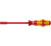 WERA Kraftform Plus 190 i VDE Insulated 8mm Professional Nutdriver, 5 Shaft Length by WERA