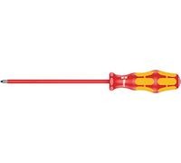 Wera Kraftform Plus Series 100 VDE 160 i Insulated Screwdriver for Slot Screws with Lasertip