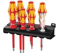 Wera 05006147001 160 i/7 Rack, VDE Insulated Screwdriver Set, 7 Pieces