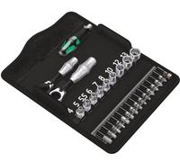 WERA 27 Pce 1/4" KK Zyklop Mini Ratchets & Sockets + Screwdriver Bit Set,135918