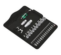 WERA 27 Pce 1/4" KK Zyklop Mini Ratchets & Sockets + Screwdriver Bit Set,135918