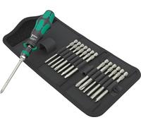 Wera Ratchet Screwdriver Interchangeable Blade Set, Kraftform Kompakt 838 RA-R M Imperial, 16-Piece