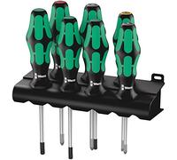 Wera Screwdriver Set PH, PZ, SL, TX, 335/350/367/7 Rack, 7PC - 05320540001