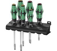 Wera Screwdriver Set PH, SL, 334 Sk/6 Rack, 6PC - 05007680001