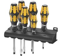 Wera Screwdriver Set PZ, SL, 932/918/6 Rack, 6PC - 05018287001
