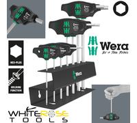 Wera 7 Piece 454/7 HF Set 2 Hex-Plus T-Handle Set and Rack