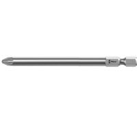 Wera Series 4 855/4 Z Sheet Metal Bit, Pozidriv PZ 2 x 89mm blade, 1/4" Drive