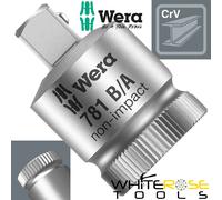 Wera Socket Adaptor 3/8" Female to 1/4" Drive Male Connection 781 B/A Zyklop