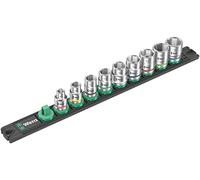 WERA Magnetic Socket Rail B 4 Zyklop Socket Set, 3/8" Drive, 9pc, RRP £69 NEW