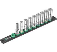 Wera Socket Rail B Deep 1, 3/8", 9PC Set - 05005440001