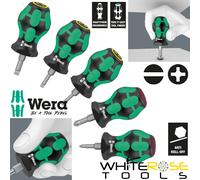 Wera Stubby Screwdriver Set 1 5pc Phillips Slotted Short Anti Roll Bike E-Bike