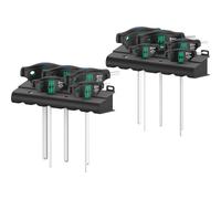 Wera 454/10 HF Set Imperial 1 screwdiver set T-handle screwdrivers Hex-Plus with holding function, imperial, 10 pieces, 05023451001