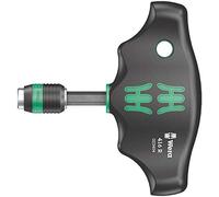 Wera 416 R Rapidator T-Handle Magnetic 1/4" Hex Screwdriver Bit Holder, 023404