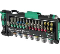 Wera Tool Check Plus 1/4" Hex Ratchet, Screwdriver Bit, Socket Tool Set , 049055