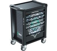 Wera Tool Rebel 7 Drawer Roller Cabinet and Hand Tool Kit Black