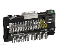 Wera Tools 05073220001 Tool Check 1 SB Ratchet & Bit Holder & Bits 1/4 Drive