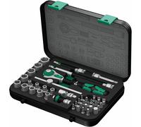 Wera Tools Bicycle 8100 SA 2 Speed Ratchet Set Drive - Pack Of 42 - 1/4 Inch