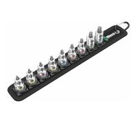 Wera Tools Bicycle Cycle Bike Belt B 3 Torx HF Bit Socket Set 3 / 8 - Pack Of 9