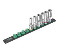 Wera Tools Magnetic Sock Rail C Deep 1 Sock Set 1/2"" drv 6 pcs