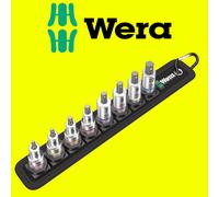 Wera 9 Piece 3/8 Drive Zyklop 2 In-Hex HF Bit Socket Set 3/8"