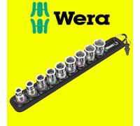 Wera 05003970001 Belt B 1 Zyklop In-Hex Holding Function Bit-Socket set, Black, 3/8-Inch