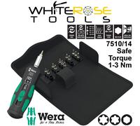 Wera 7510/14 Torque Spanner Set for Carbide Inserts - 05075840001 (14-piece, Adjustable Torque Mechanism, 1.0 kg)