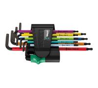 Wera 05024470001 967 Sxl Torx Holding Function Laser Long L-Key Set, Multi-Colour, TX 8-40